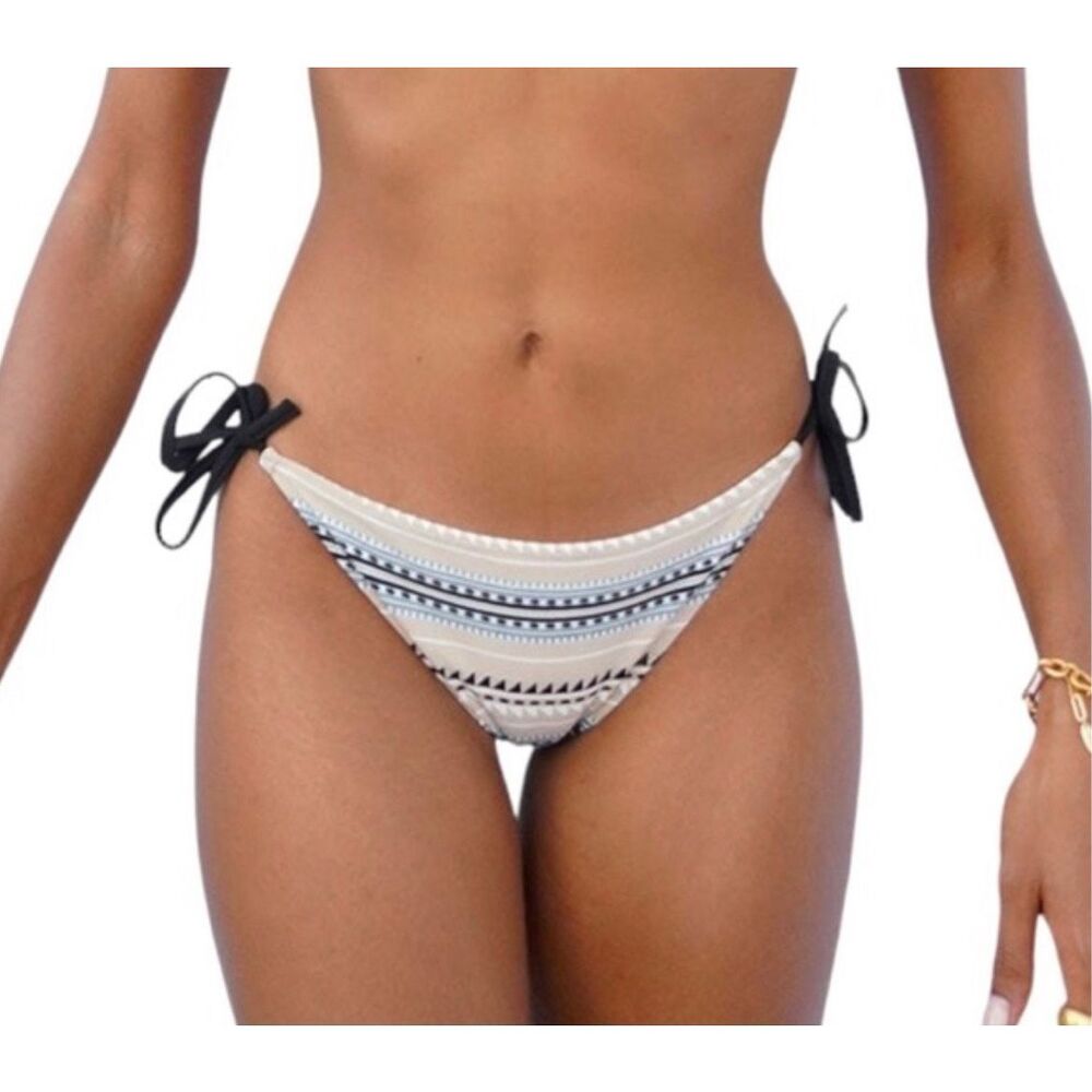 Lemlem Set Habiba Triangle String Top & Side Tie … - image 4